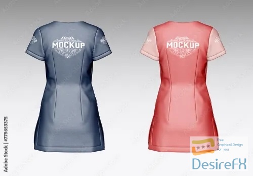 Adobestock - Spa Uniform Mockup 779653375