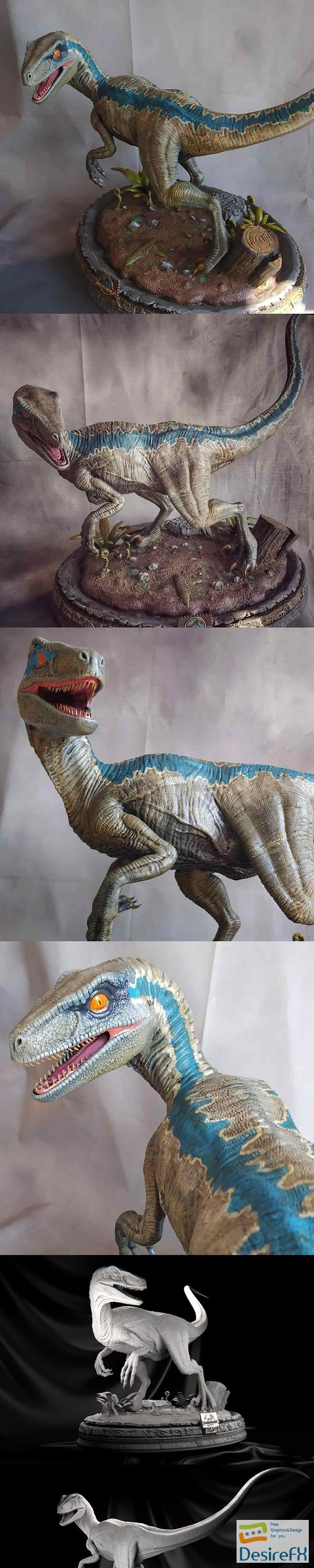 Blue Raptor – Jurassic World – 3D Print