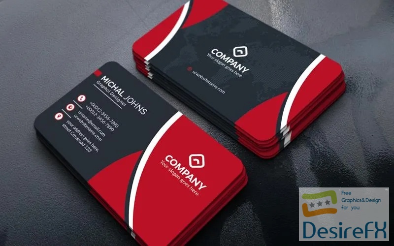 Business Card Templates Corporate Identity Template v135 PSD