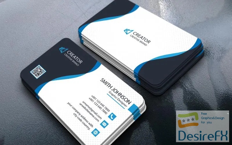 Business Card Templates Corporate Identity Template v136 PSD