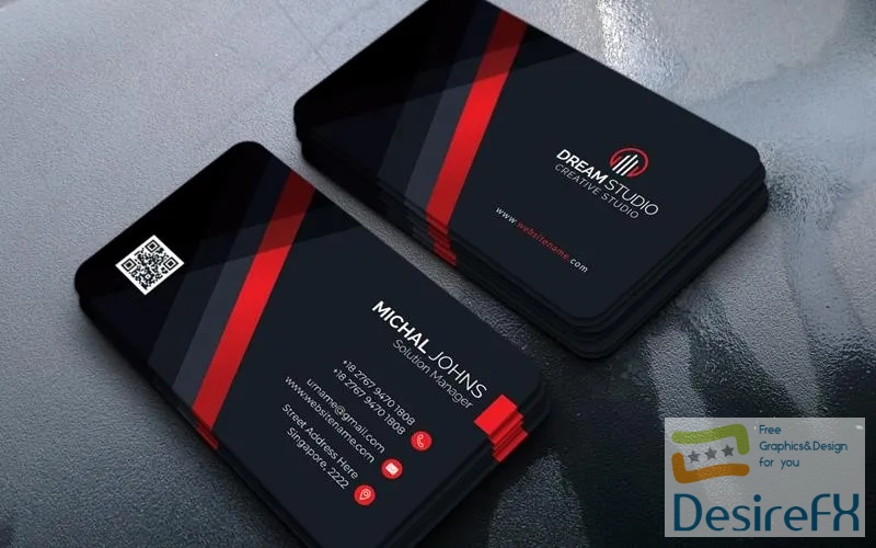 Business Card Templates Corporate Identity Template v137 PSD