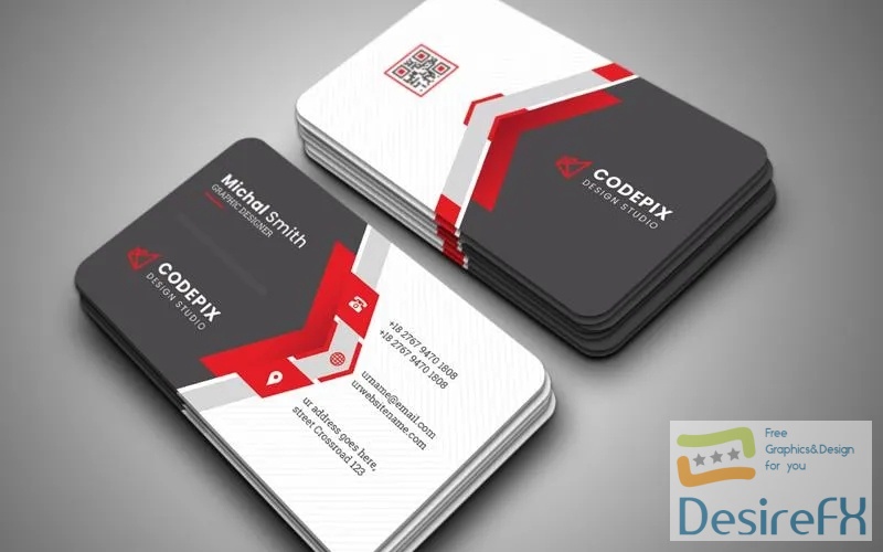 Business Card Templates Corporate Identity Template v147 PSD
