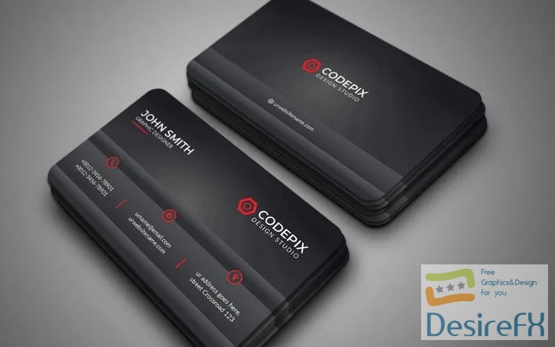 Business Card Templates Corporate Identity Template v156 PSD