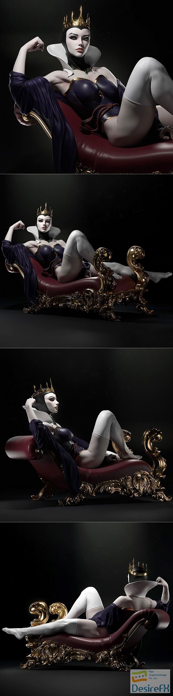 Ca 3d Studios – Evil Queen – 3D Print