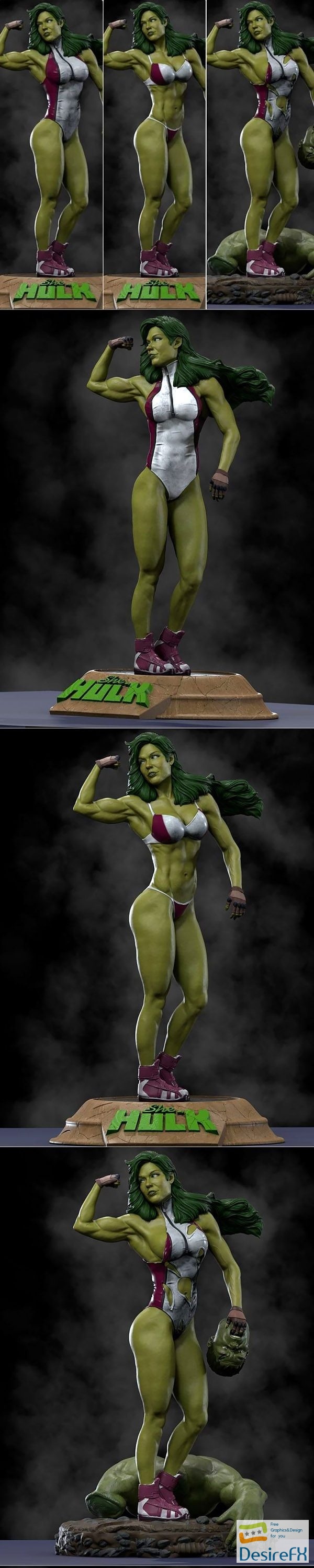 Ca 3d Studios – She-Hulk – 3D Print