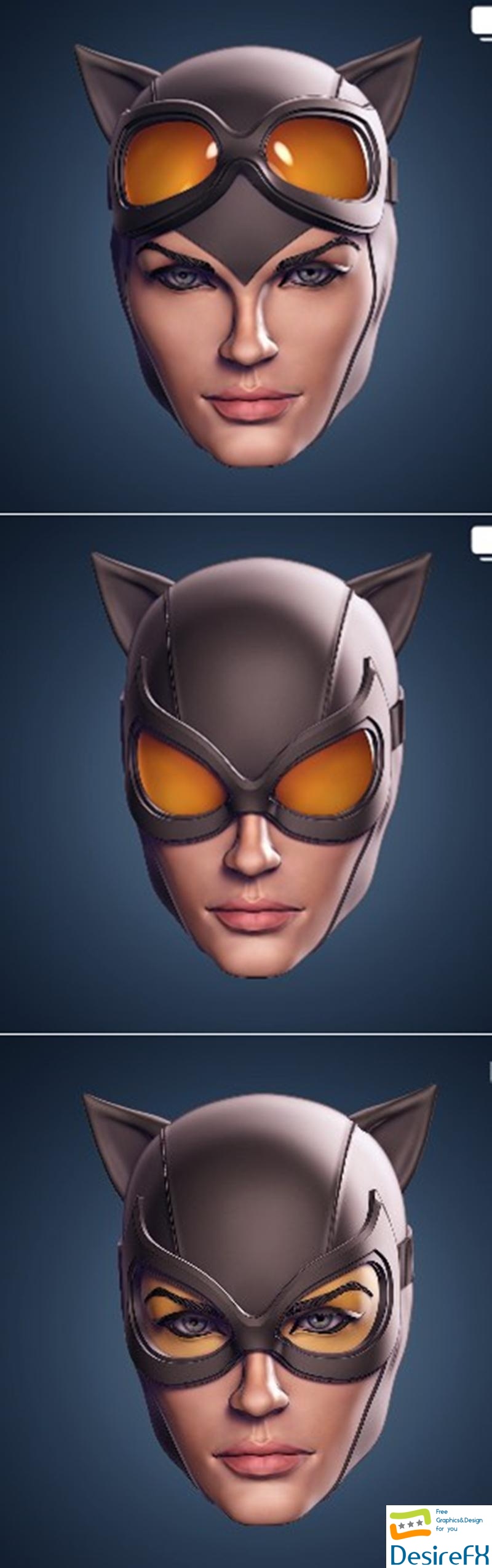 Catwoman Comic 3D Print