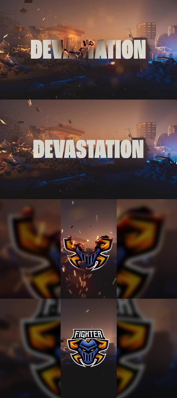 Devastation Logo Reveal 52146271 Videohive