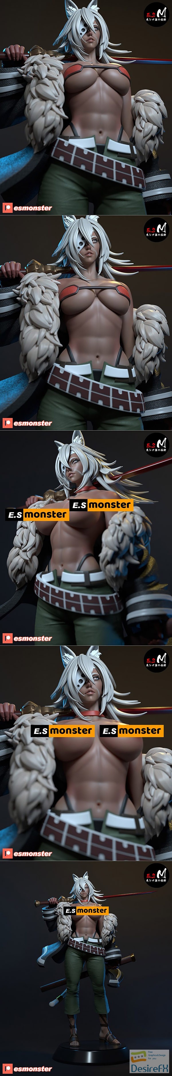 E.S Monster – Ghishlaine Dedoldia – 3D Print