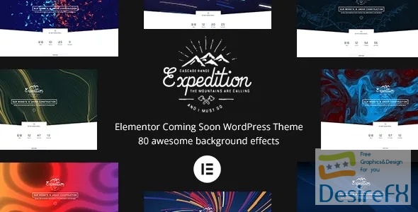Expedition - Elementor Coming Soon WordPress Theme 20363614 Themeforest