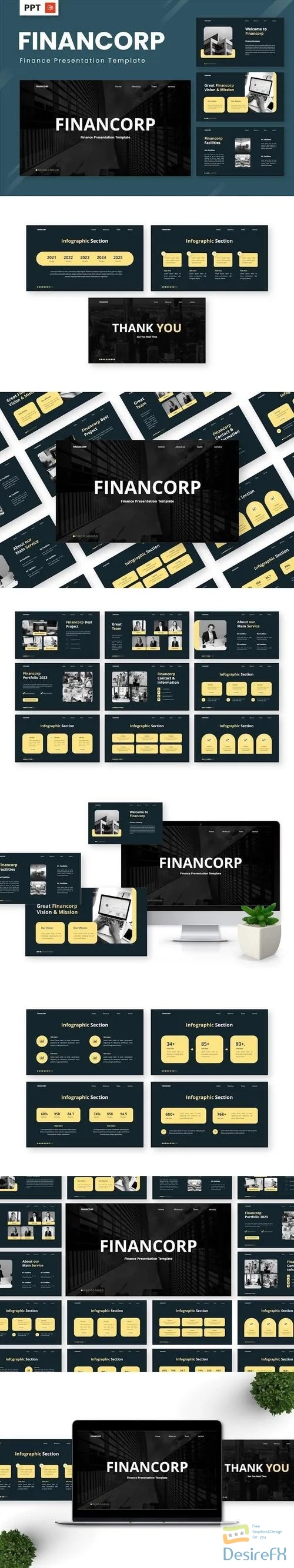 Financorp - Finance Powerpoint Templates