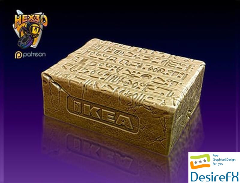 Hex3D - IKEA Pyramid Brick 3D Print