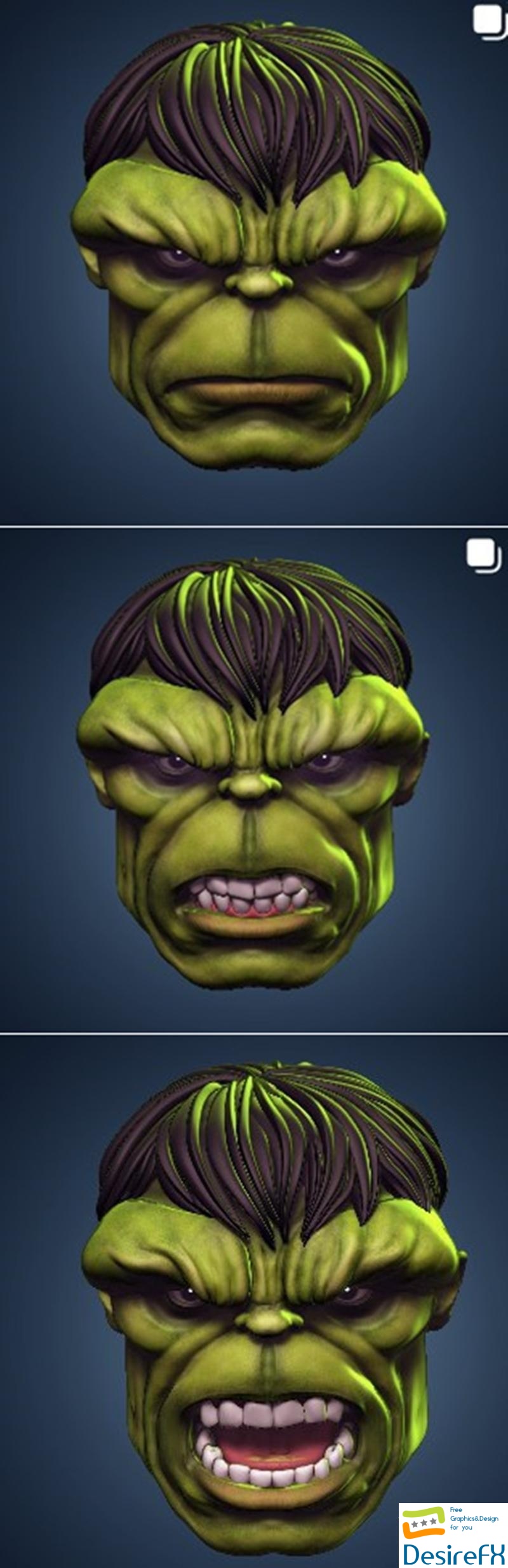 Hulk Comic 3D Print