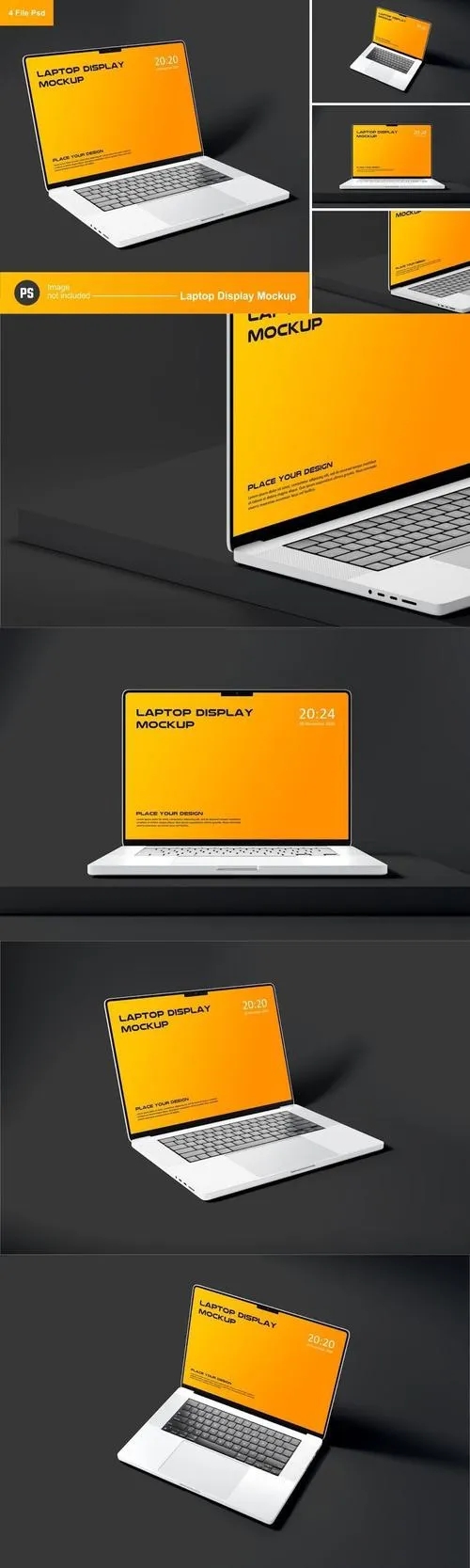 Laptop Display Mockup