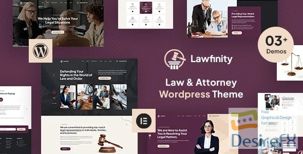 Lawfinity | Law and Attorney WordPress Theme 52005190 Themeforest