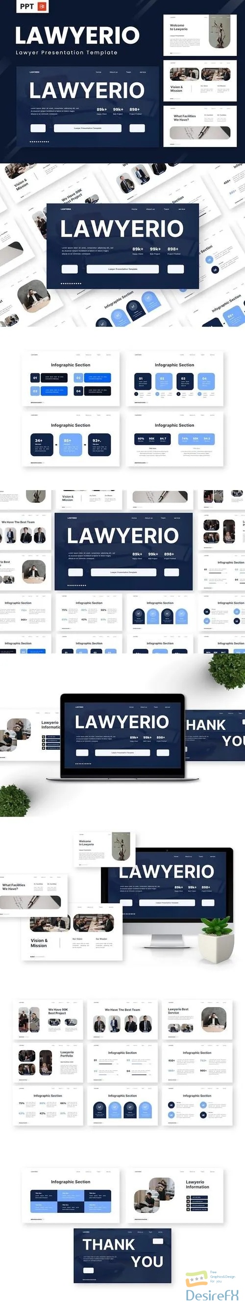 Lawyerio - Lawyer Powerpoint Templates