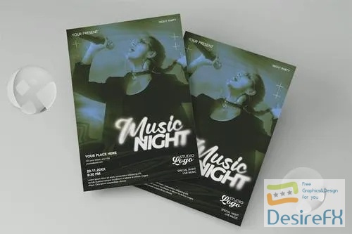 Music Night Flyer CULVFCQ