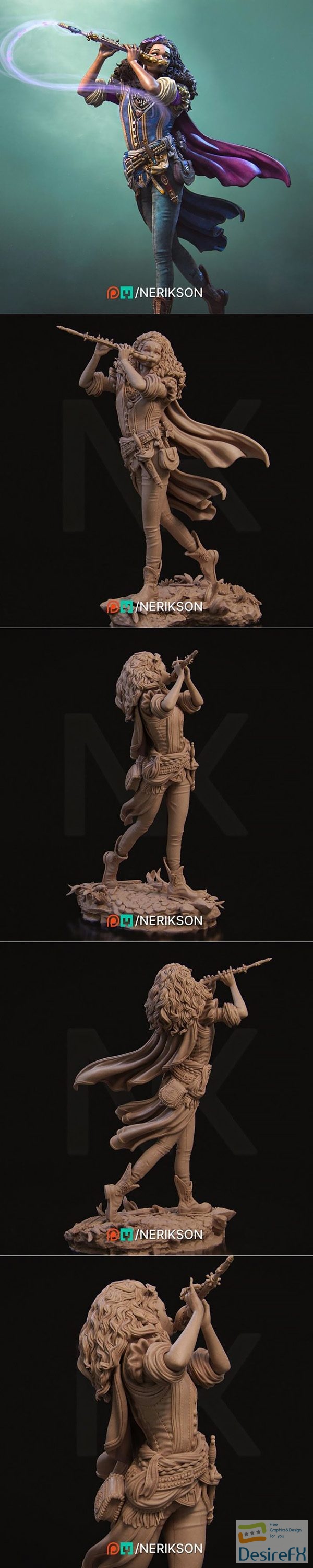 Nerikson – Inithia The Bard – 3D Print
