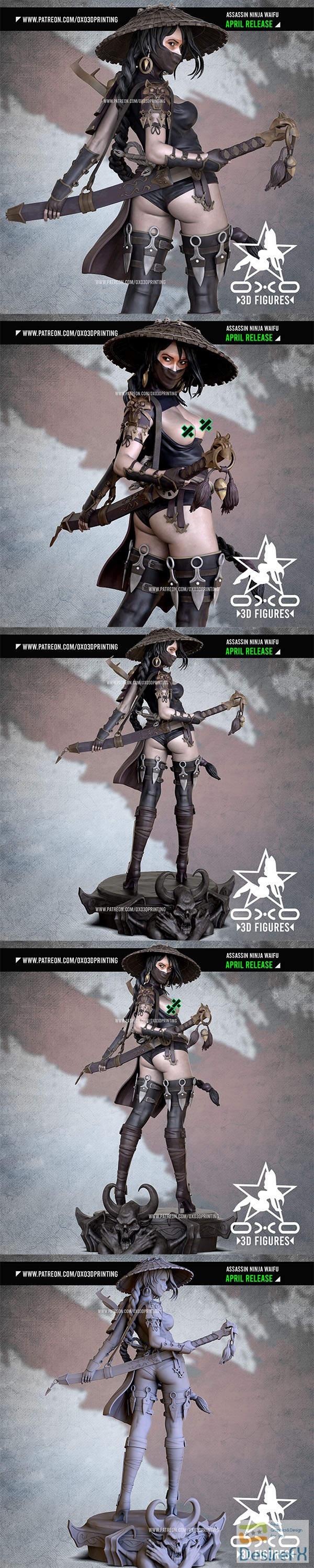 OXO3D – Assassin Ninja – 3D Print