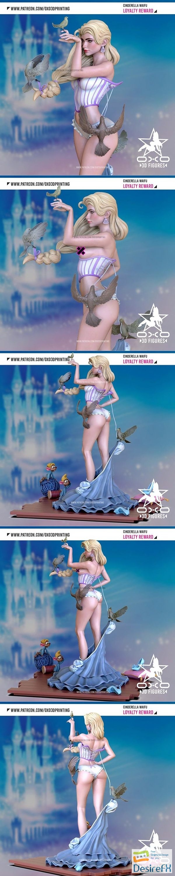 OXO3D – Cinderella – 3D Print