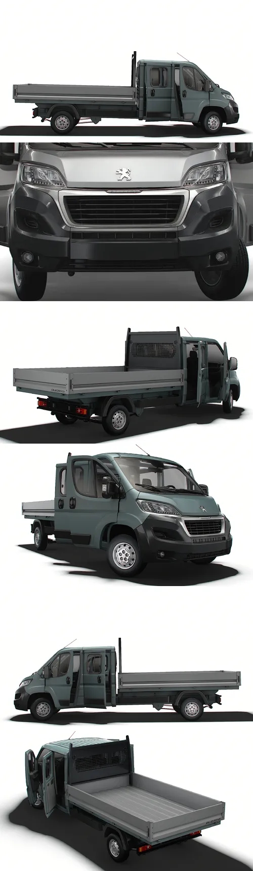 Peugeot Boxer Crew Cab Truck HQInterior 2023 Model