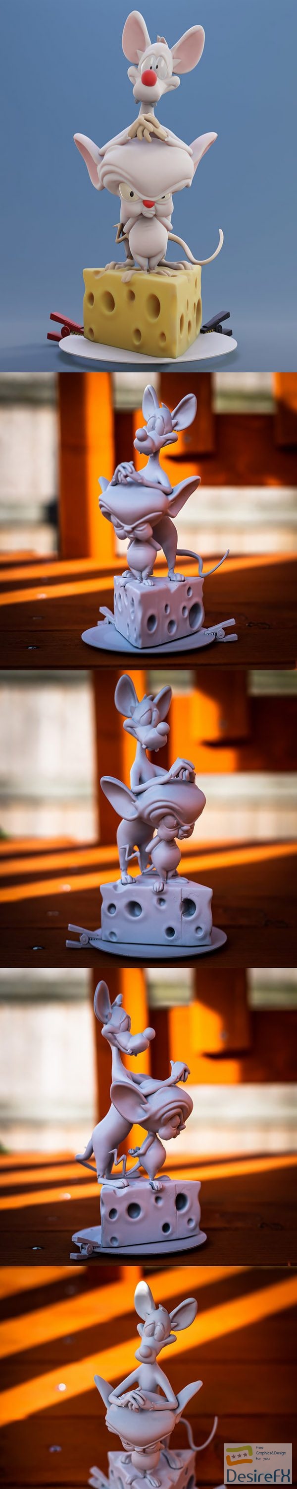 Pinky and the Brain – 3D Print