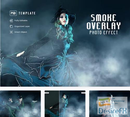 Smoke Overlay Photo Effect - 2A9AEWR
