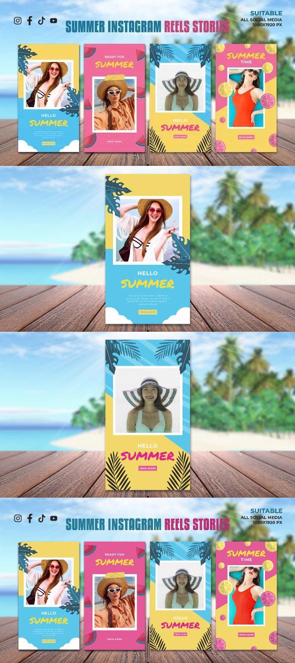 Summer Instagram Reels Stories 52139394 Videohive