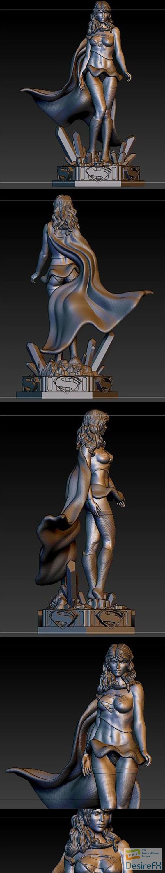 Supergirl Figure – 3D Print