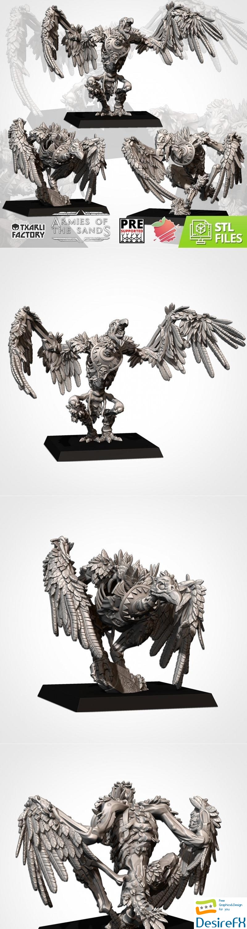 Undead Vultures 3D Print