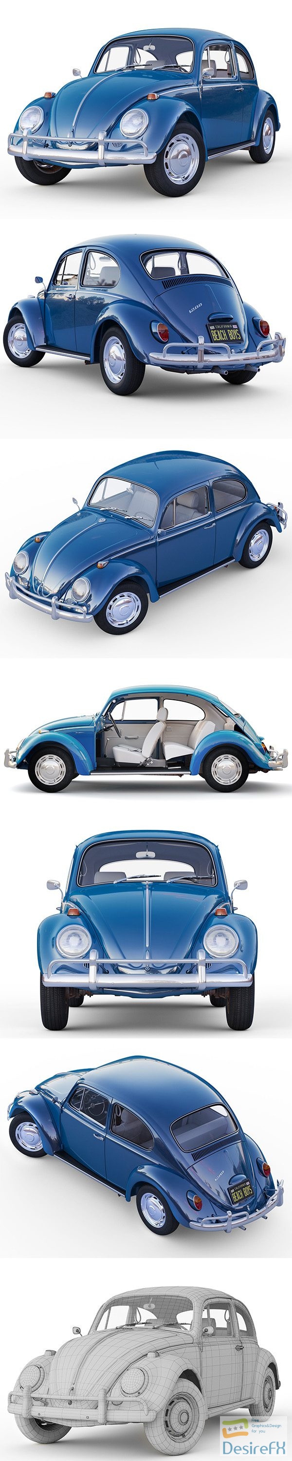 Volkswagen 1200 3D Model